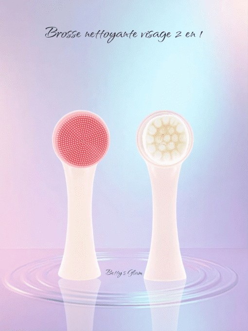 Brosse nettoyante visage 2 en 1