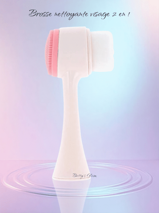 Brosse nettoyante visage 2 en 1