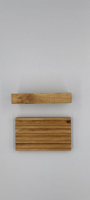 Porte-savon bois naturel
