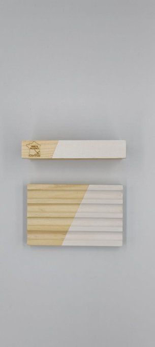 Porte-savon bois naturel