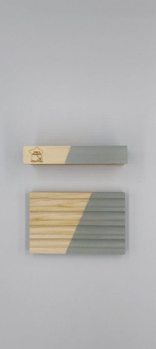 Porte-savon bois naturel