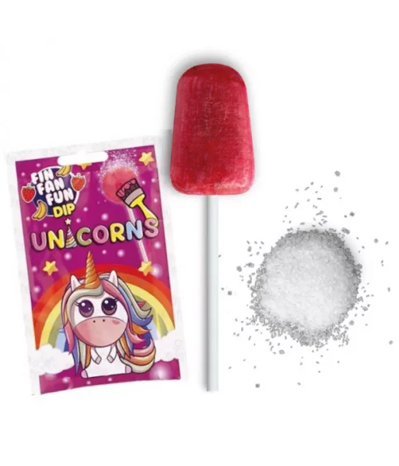 Sucette Licorne fraise banane (x1)